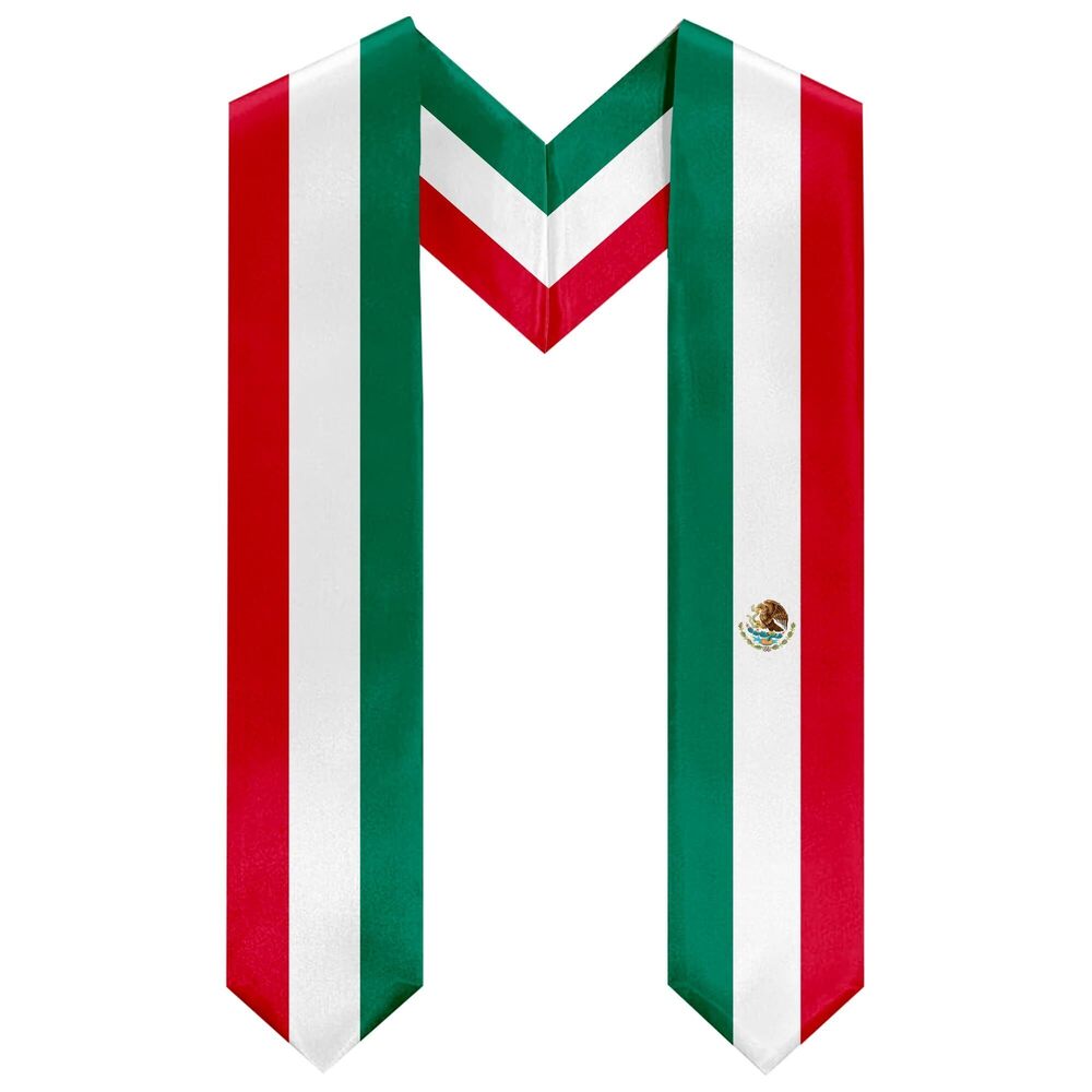 6023 Mexico Grad Season Scarf Unisex Adult Mexico Graduation Stole